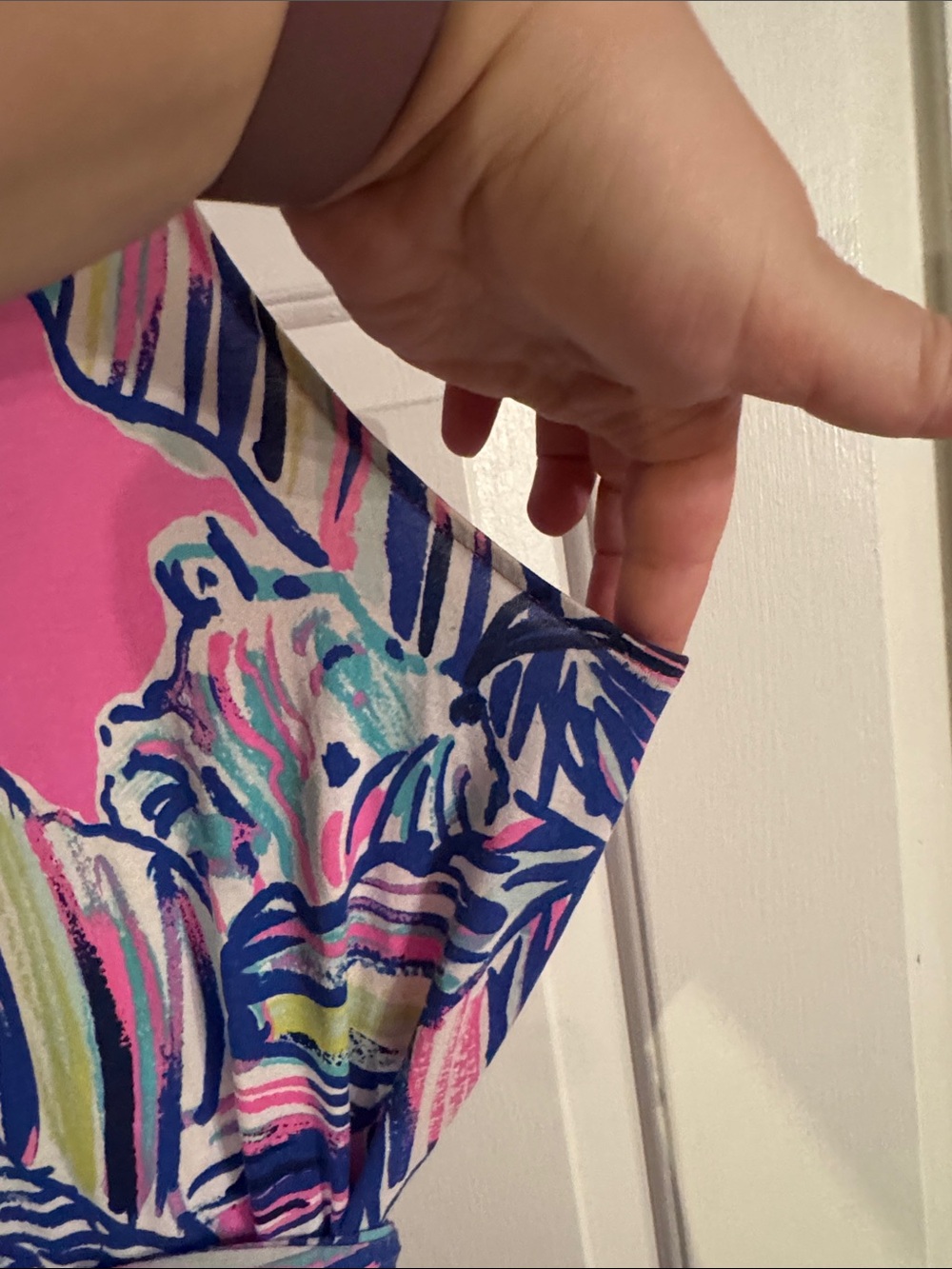 Lilly Pulitzer Pink Tropical Maxi Dress - Picture 4 of 7